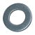 BN 343 - Special flat washers without chamfer, for screws up to property class 8.8 (DIN 125-1 A; ISO 7089), steel, zinc plated blue