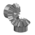 Conical straight toothed gears type A 1:1 module 2,5