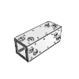 Square Linear Bearings - Two Sided Adjustable