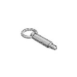 PR-10 - Hand-Retractable Spring Plungers - Pull Ring