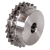 MAE-ZKR-ZRR-06B-2 - ZRR 标准带轮毂双排链轮，不锈钢材质，ISO 06 B-2, 节距 3/8 x 7/32“