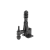 05715-11 - Sauterelle en acier noir, verticale à pied horizontal et broche de pression réglable