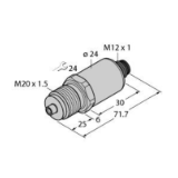 100000761 - Pressure Transmitter, With Voltage Output (3-Wire)