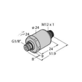 100017487 - Pressure Transmitter, With Voltage Output (3-Wire)