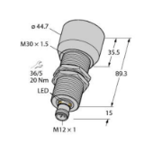 1610037 - Ultrasonic Sensor, Diffuse Mode Sensor