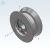 QBR91_95 - Y-shaped guide wheel